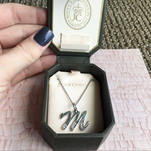 Juicy Couture Letter "M" Necklace